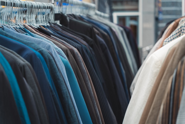 Thrift store clothes